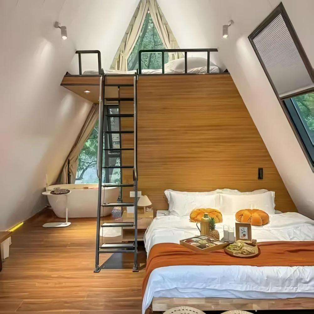 Casa en Forma de A, Eco-lodgin - Sustainable Living House reseña y precio